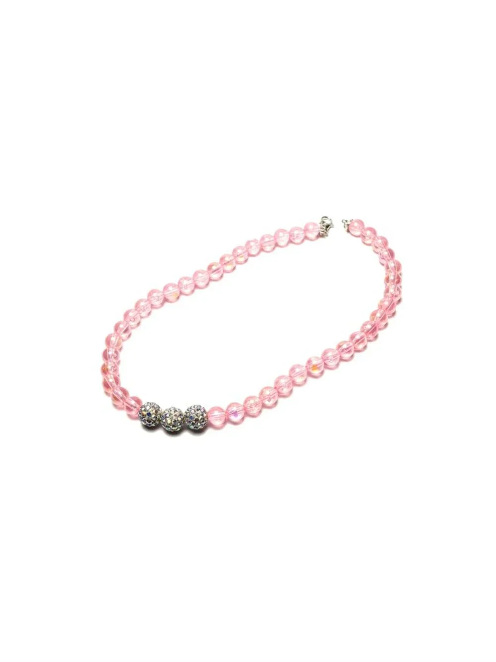 Pink Pearl Dog Necklace | Boutique Pet Jewelry 12.5